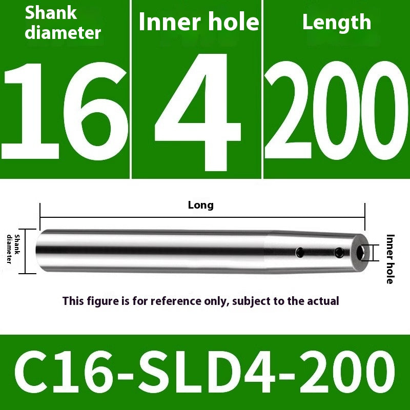 2059-High precision side solid SLD extension rod CNC milling cutter extended rod small diameter straight handle deep cavity avoidance C12C16C20 Shandong Denso Pricision Tools Co.,Ltd.